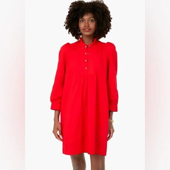 Tuckernuck POMANDER PLACE Red Claiborne Dress - Picture 2 of 12